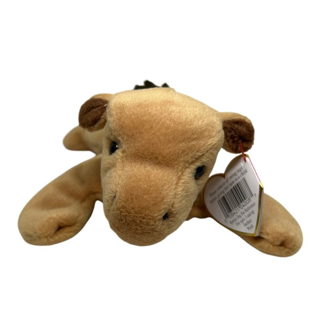 TY BEANIE BABIES DERBY the HORSE 1995 Plush Stuffed Animal & Card